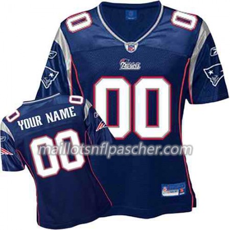 Maillot New England Patriots Custom Navy - Femme